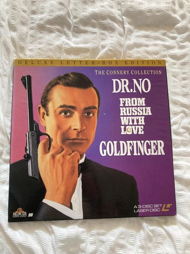 James bond laserdisc job lot - laserdisc,