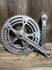 Vintage Campagnolo Super Record Strada Chainset 52/45t Rings & 170mm Arms VGC