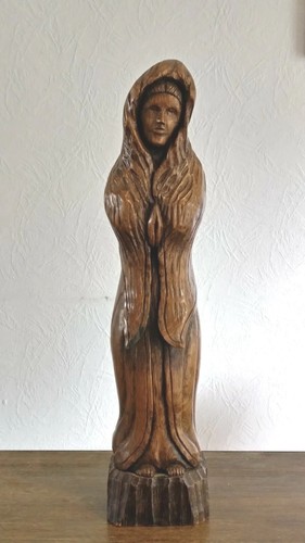 Wooden virgin - wooden,