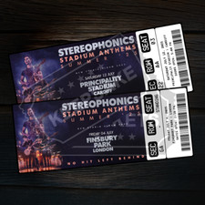 Stereophonics Mock Ticket