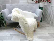 GENUINE REAL WHITE CREAM CURLY