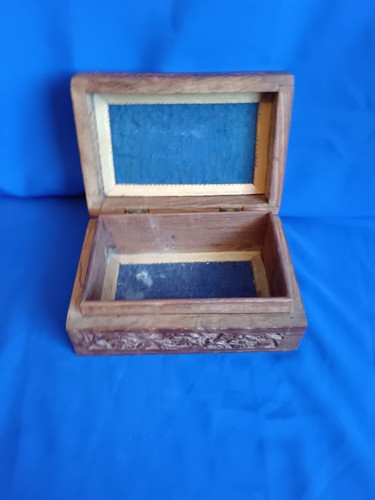 Vintage indian hand carved - hand,