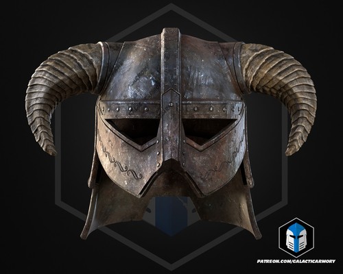 Skyrim iron helmet - helmet, 3d