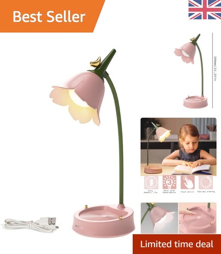 Led flower desk lamp usb - led,