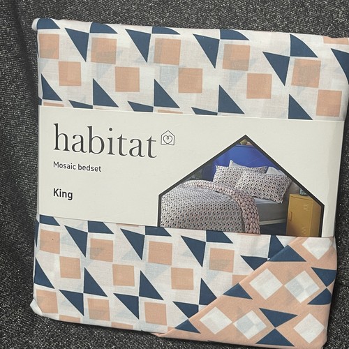 Habitat king mosaic duvet - king,