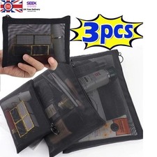 3x Toiletry Bag Organizer Case