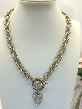 G by Guess Rhinestne Heart