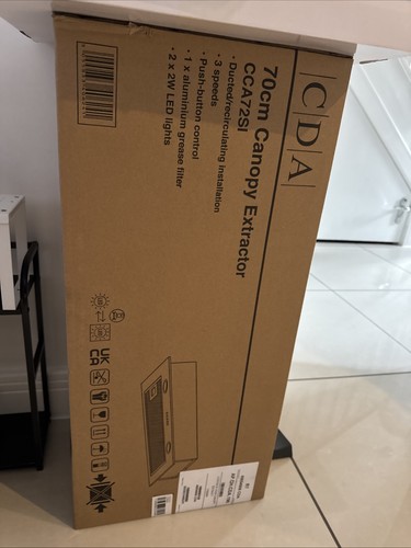 Cda cca72si silver 70cm - cda,