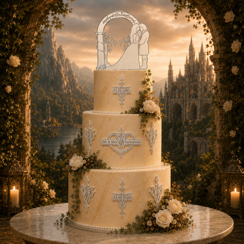 Lotr wedding peal silver - wedding,
