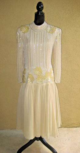 Oleg cassini y2k silk beige - silk,