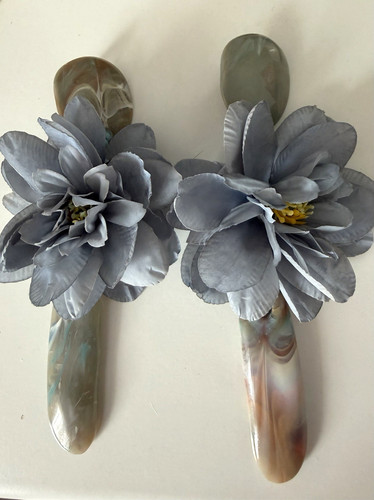 Zara grey floral - zara, hair