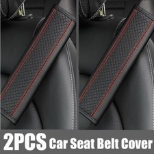 Red Car Seat Belt Cover Strap