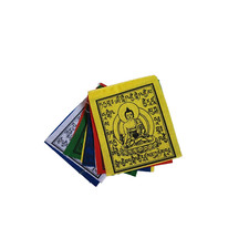 Medicine Buddha Mini Cotton Baby Prayer Flags