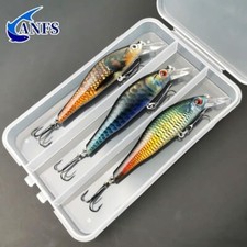 3 pcs + Box Minnow Vobler