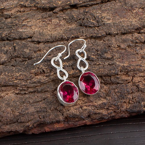 Pink tourmaline gemstone 925 - pink,