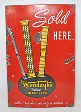 Vintage Enamel Porcelain Ad