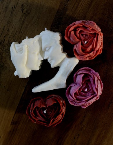 Handmade decorative candles - handmade,