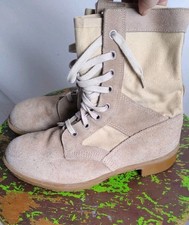 Iraqi War British Army Desert Combat Boots – UK Size 7 Vintage War Memorabilia 