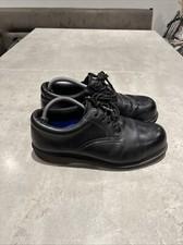 DR MARTENS DM's Industrial Air Wear Black Steel Toe Cap Safety Shoes UK 8