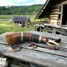 18" Viking War Horn Battle