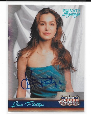 2007 donruss americana gina - donruss,