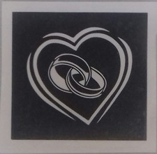 Wedding ring stencils for