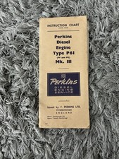 Perkins Diesel Engine Type P61 Mk111