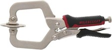 Milescraft 4000 2in Face Clamp Premium Heavy Duty, Locking, C-Clamp