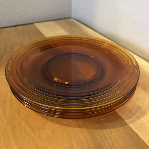 Vintage amber glass - vintage, set
