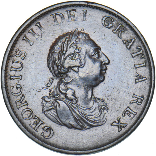 1799 halfpenny george - 1799, iii
