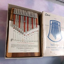 Vintage 1960s The Hugh Tracey Alto Kalimba Wooden African Musical Instrument