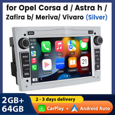 Android 13 Apple CarPlay For Vauxhall Astra H Corsa Vectra Car Stereo GPS Radio