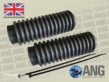 TRIUMPH STAG MkI & II, 2000, 2500,2.5PI FRONT STRUT RUBBER GAITERS & TIES 138748