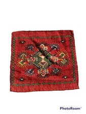 Vintage Kilim Wool Cushion Cover  Decor 36x33cm