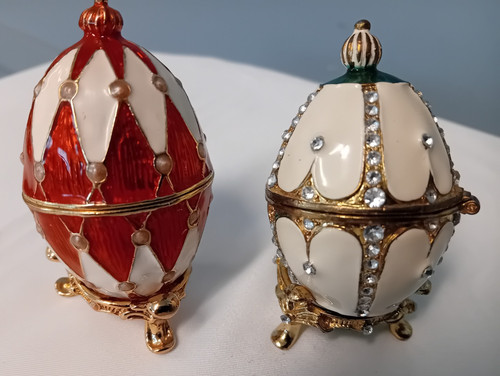 Vintage fabergé style enamel - vintage,