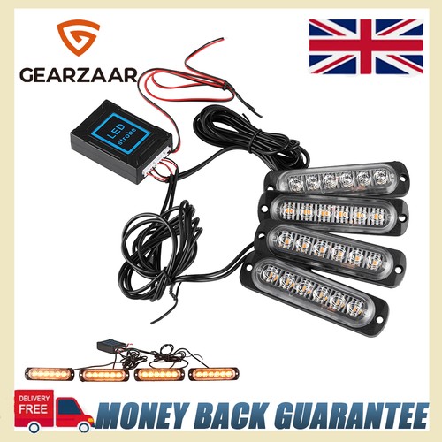 Wireless amber led - 24, flashing