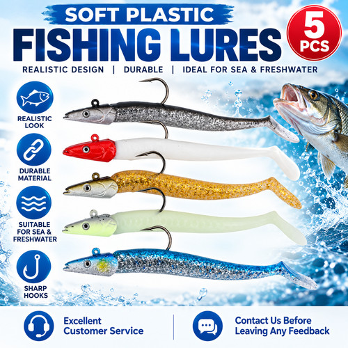 5pcs sea fishing - 5pcs, saltwater