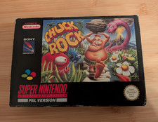 Chuck Rock Super Nintendo SNES Video Game - Boxed CIB - UKV