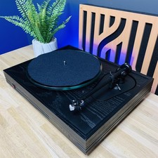 Systemdek IIX Glass Platter Belt-Drive Turntable Rega Moth Arm w/AT3600L Cart