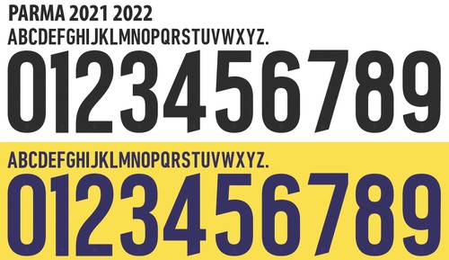 Custom parma 2021 nameset - 2021/22,