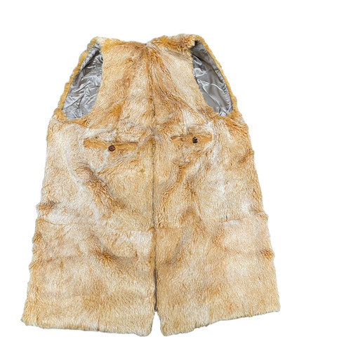 Womens faux fur vest - faux,