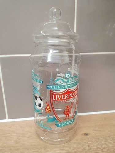 Liverpool football sweet jar - football,
