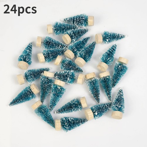 24pc mini christmas trees - 24pc,