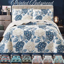 3 Piece Patchwork Quilted