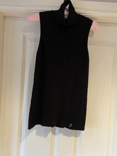 Luisa SPAGNOLI Sleeveless Roll Neck Jumper Top