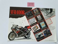 HONDA VFR400R MOTORCYCLE ACCESSORIES BROCHURE SINGLE SIDED JAPANESE HOME MARKET