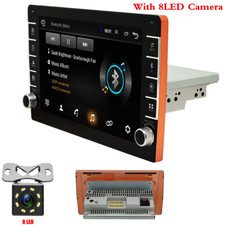 1Din Car Multimedia Player 9in Stereo Video GPS WiFi Radio Android 8.1 W/ Camera