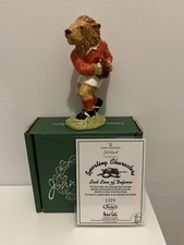 BESWICK LAST LION OF DEFENCE SPORTING CHARACTERS No. 1328 /1500 BOX / CERT -1987