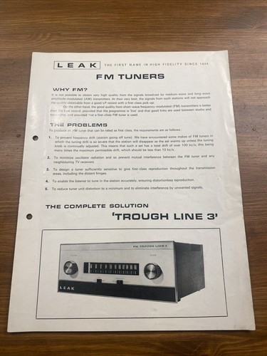 Leak trough line - fm, tuner