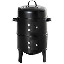 3 In 1 Charcoal Smoker BBQ